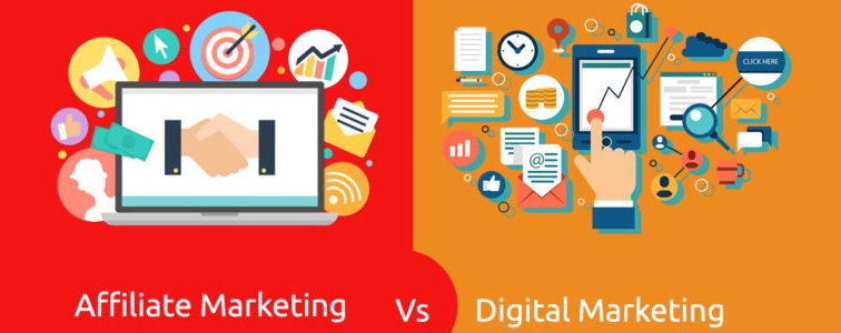 affiliate marketing v/s digital marketing