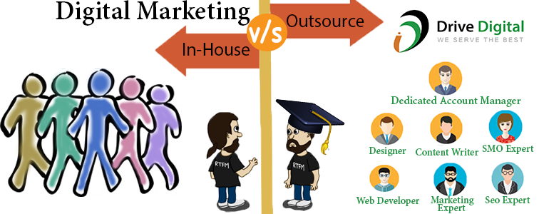 inhouse v/s outsource digital marketing, we are the best digital marketing company