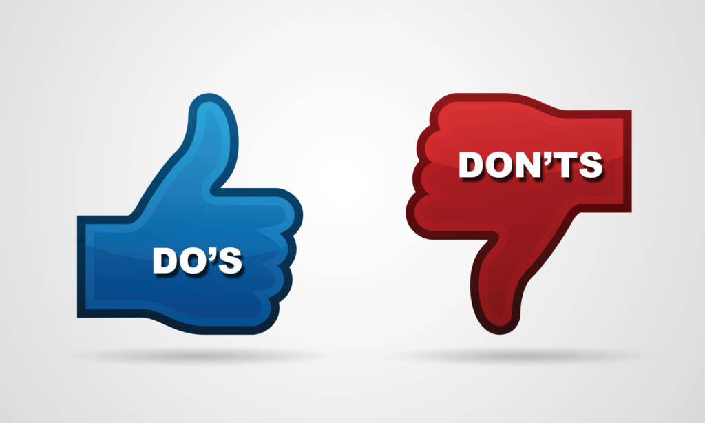 do's and don't of content marketing Content Marketing