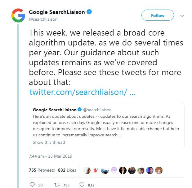 google march core update