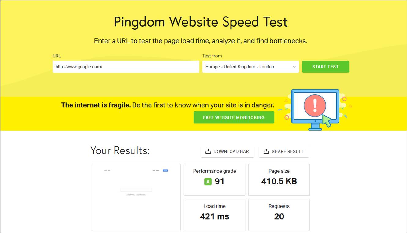 optimize website speed