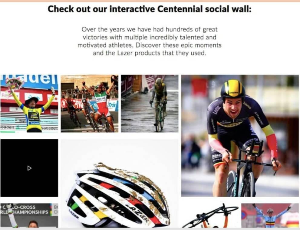 User-generated content for Lazer Sports